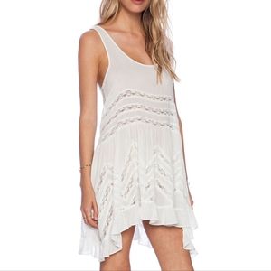 Free People Tiny Dot Printed Trapeze Slip Dress